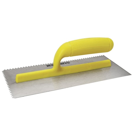 Surtek Triangular Teeth Trowel with Plastic Handle 11X5 123187